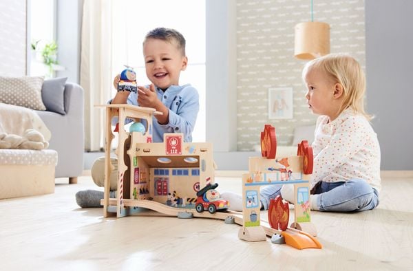 Produktbild: Kullerb&uuml; - Spielbahn Feuerwehrwache