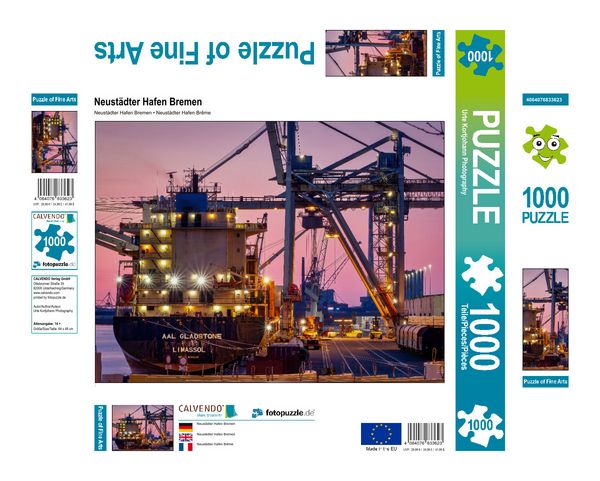 Produktbild: CALVENDO Puzzle Neust&auml;dter Hafen Bremen | 1000 Teile Lege-Gr&ouml;&szlig;e 64x48cm Foto-Puzzle f&uuml;r gl&uuml;ckliche Stunden