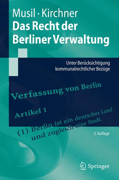 Produktbild: Das Recht der Berliner Verwaltung