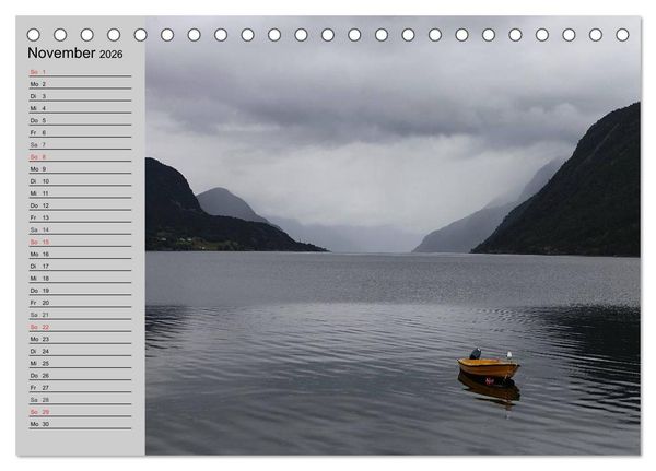 Produktbild: Norwegen. Im Land der Sagen, Mythen und Trolle (Tischkalender 2026 DIN A5 quer), CALVENDO Monatskalender