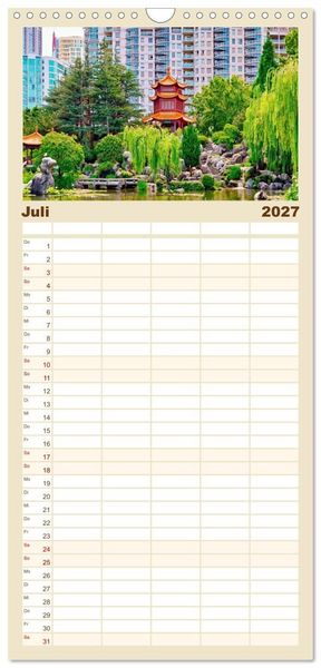 Produktbild: Familienplaner 2027 - Sydney - beeindruckende Metropole mit 5 Spalten (Wandkalender, 21 x 45 cm) CALVENDO