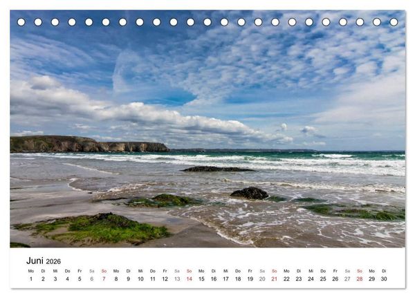 Produktbild: Bretagne &ndash; Die Halbinsel Crozon (Tischkalender 2026 DIN A5 quer), CALVENDO Monatskalender