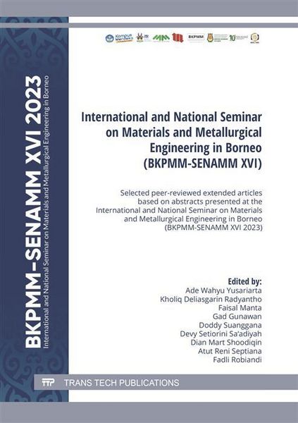 Produktbild: International and National Seminar on Materials and Metallurgical Engineering in Borneo (BKPMM-SENAMM XVI)