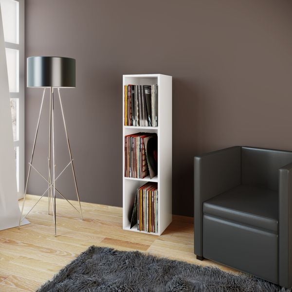 Produktbild: Holz Schallplatten LP Stand Regal Platto 3fach