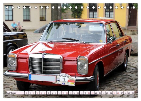 Produktbild: Ohre Classics - Oldtimer auf der Schlossdom&auml;ne in Wolmirstedt (Tischkalender 2026 DIN A5 quer), CALVENDO Monatskalender