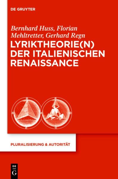 Produktbild: Lyriktheorie(n) der italienischen Renaissance