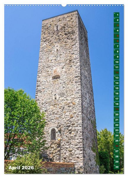 Produktbild: Ravensburg, Stadt der T&uuml;rme (Wandkalender 2026 DIN A2 hoch), CALVENDO Monatskalender