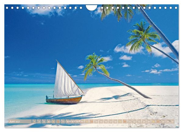 Produktbild: Reif f&uuml;r die Insel: Fernweh & Traumziele (Wandkalender 2027 DIN A4 quer), CALVENDO Monatskalender