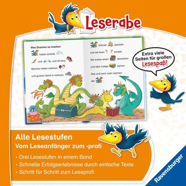 Produktbild: Leserabe Sonderausgaben - Ritter- und Drachengeschichten zum Lesenlernen