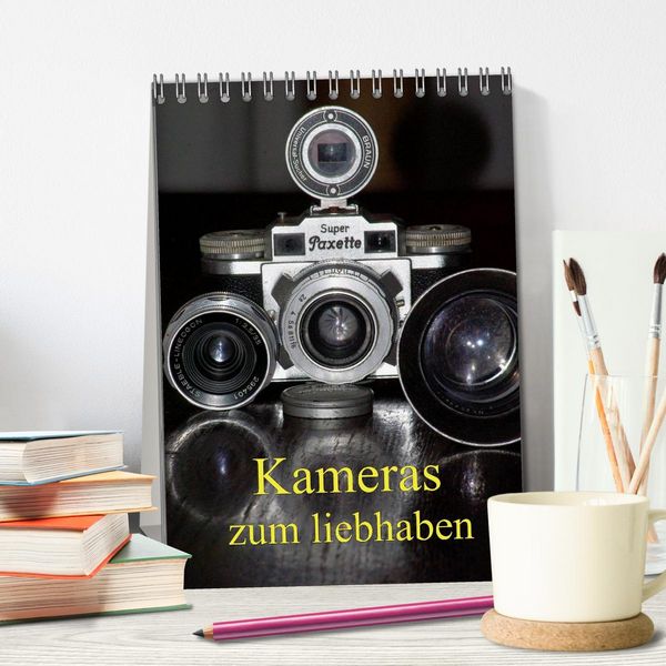 Produktbild: Kameras zum liebhaben (Tischkalender 2026 DIN A5 hoch), CALVENDO Monatskalender