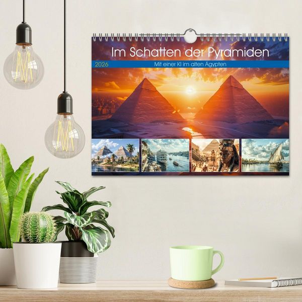 Produktbild: Im Schatten der Pyramiden (Wandkalender 2026 DIN A4 quer), CALVENDO Monatskalender