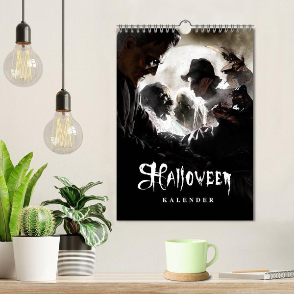 Produktbild: Halloween Optische Illusionen - Kalender 2026 (Wandkalender 2026 DIN A4 hoch), CALVENDO Monatskalender