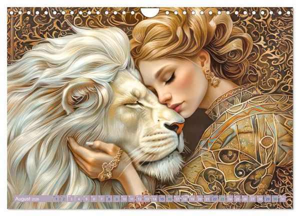 Produktbild: Art Deco - Im Stil von Art Deco (Wandkalender 2026 DIN A4 quer), CALVENDO Monatskalender