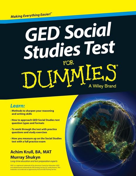 Produktbild: GED Social Studies for Dummies