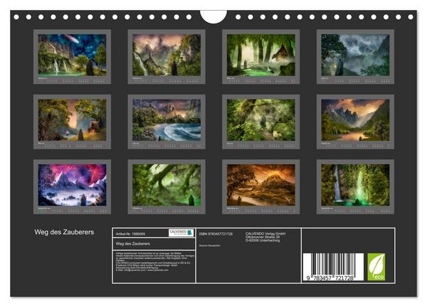 Produktbild: Weg des Zauberers (Wandkalender 2026 DIN A4 quer), CALVENDO Monatskalender