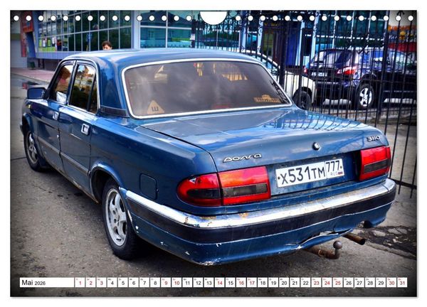 Produktbild: WOLGA - Auto-Legende der UdSSR (Wandkalender 2026 DIN A4 quer), CALVENDO Monatskalender
