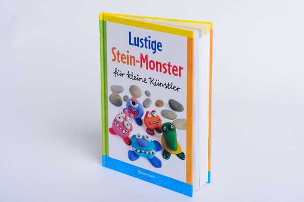 Produktbild: Lustige Stein-Monster f&uuml;r kleine K&uuml;nstler. Basteln mit Steinen aus der Natur. Ab 5 Jahren