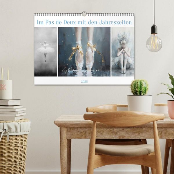 Produktbild: Im Pas de Deux mit der Stille (Wandkalender 2026 DIN A3 quer), CALVENDO Monatskalender