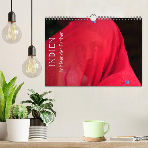 Produktbild: Indien - im Meer der Farben (Wandkalender 2026 DIN A4 quer), CALVENDO Monatskalender