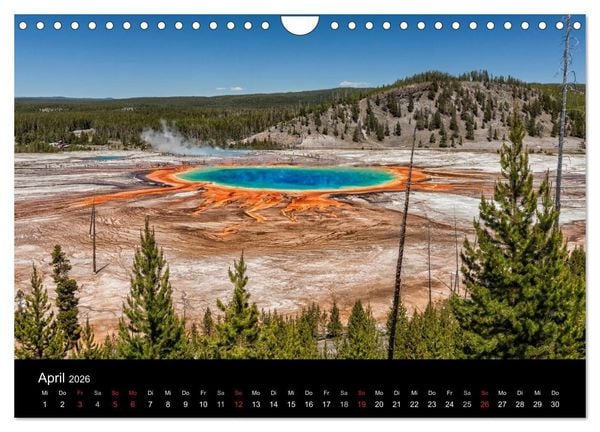 Produktbild: USA Landschaftskalender (Wandkalender 2026 DIN A4 quer), CALVENDO Monatskalender