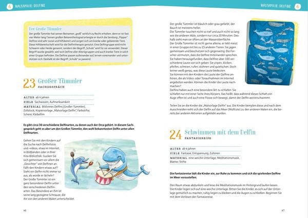 Projektreihe Kindergarten - Wale und Delfine