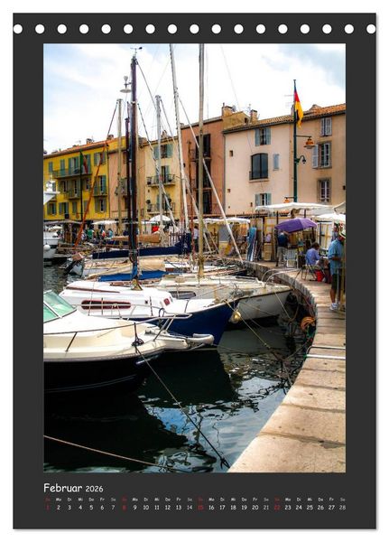 Produktbild: Saint Tropez (Tischkalender 2026 DIN A5 hoch), CALVENDO Monatskalender