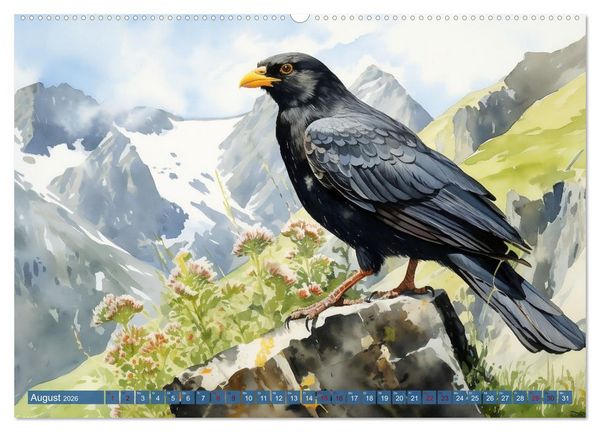 Produktbild: Die Magie der Bergwelt (hochwertiger Premium Wandkalender 2026 DIN A2 quer), Kunstdruck in Hochglanz
