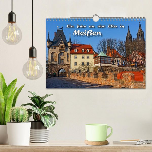 Produktbild: Das Jahr an der Elbe in Mei&szlig;en (Wandkalender 2026 DIN A4 quer), CALVENDO Monatskalender