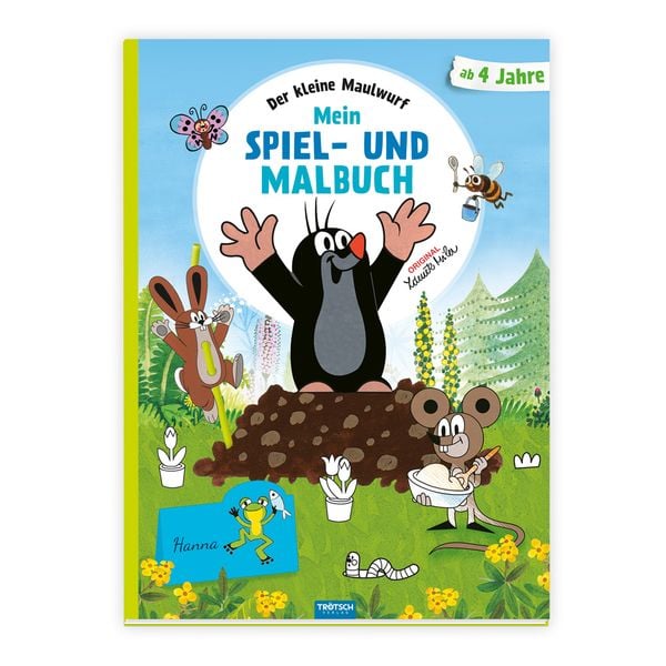 Produktbild: Tr&ouml;tsch Der kleine Maulwurf Mein Spiel- und Malbuch