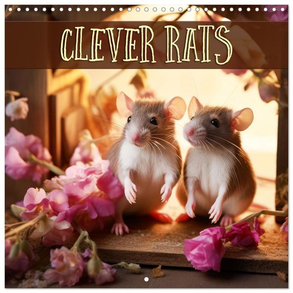 Clever Rats (Wall Calendar 2026 12 × 12 Inch) CALVENDO 12 Month Wall Calendar