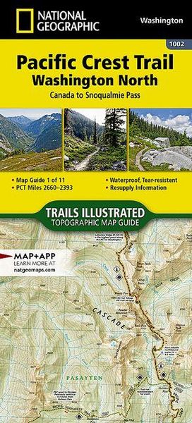 Produktbild: Pacific Crest Trail: Washington North Map [Canada to Snoqualmie Pass]
