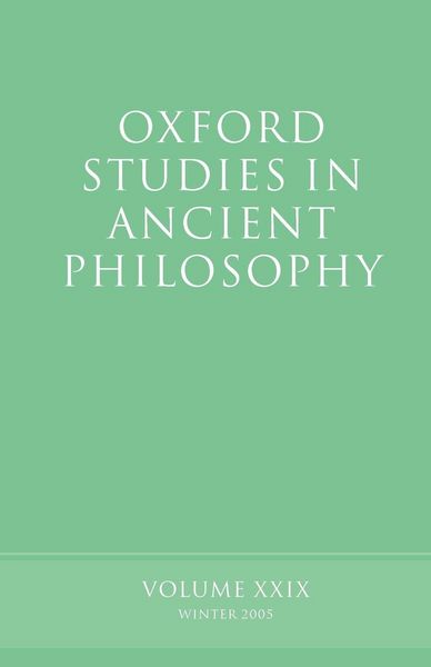 Produktbild: Oxford Studies in Ancient Philosophy