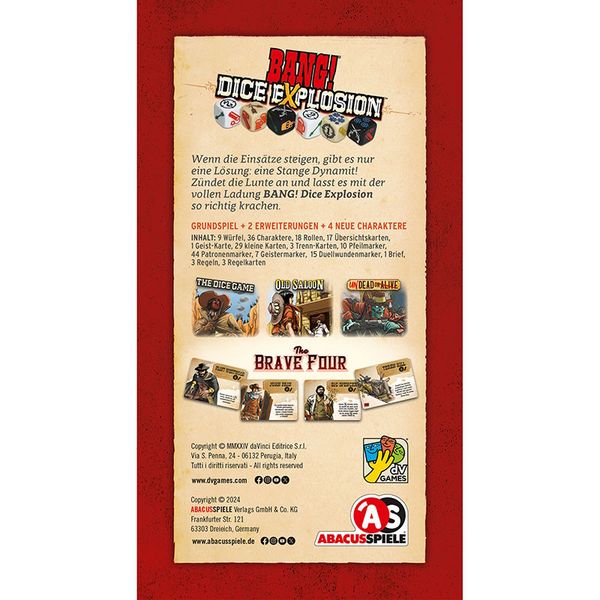 Produktbild: BANG! Dice Explosion (d)