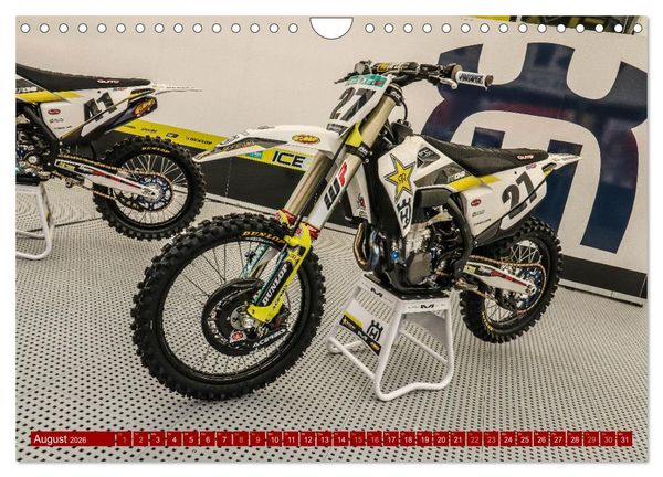 Produktbild: Dirtbikes - pure technique (Wandkalender 2026 DIN A4 quer), CALVENDO Monatskalender
