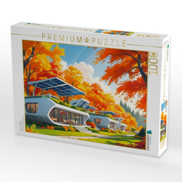 Produktbild: CALVENDO Puzzle Goldener Oktober | 1000 Teile Lege-Gr&ouml;&szlig;e 64x48cm Foto-Puzzle f&uuml;r gl&uuml;ckliche Stunden