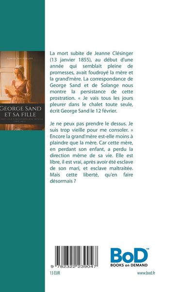 Produktbild: George Sand et sa fille, d'apr&egrave;s leur correspondance in&eacute;dite