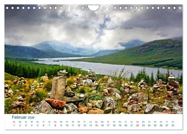 Produktbild: Schottlands S&uuml;den 2026. Impressionen zwischen Edinburgh, Loch Ness und Isle of Skye (Wandkalender 2026 DIN A4 quer), CALVENDO Monatskalender