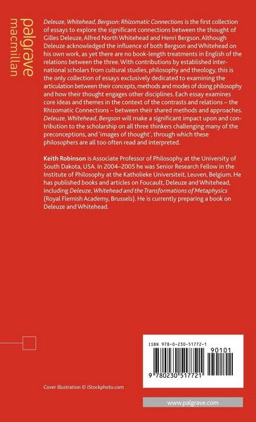Produktbild: Deleuze, Whitehead, Bergson