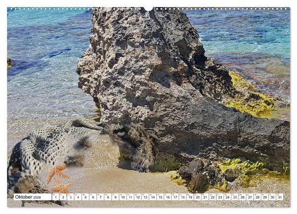 Produktbild: Strandgut Szenen (hochwertiger Premium Wandkalender 2026 DIN A2 quer), Kunstdruck in Hochglanz