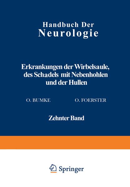 Produktbild: Erkrankungen der Wirbels&auml;ule des Sch&auml;dels mit Nebenh&ouml;hlen und der H&uuml;llen