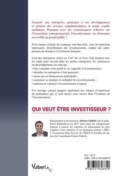 Produktbild: Investir en entreprise toutes cl