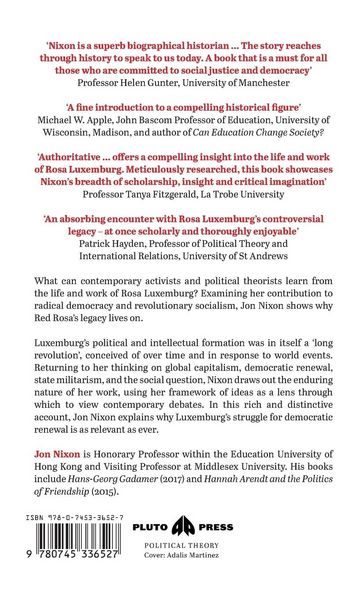Produktbild: Rosa Luxemburg and the Struggle for Democratic Renewal