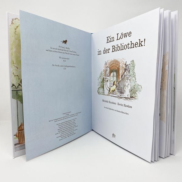 Ein Löwe in der Bibliothek!