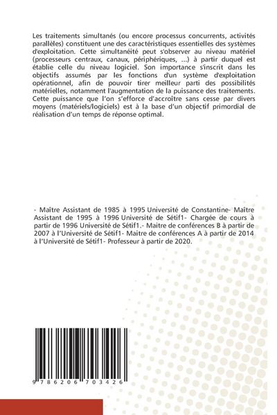 Produktbild: SYSTEME D'EXPLOITATION 2: Processus Concurrents, Cours