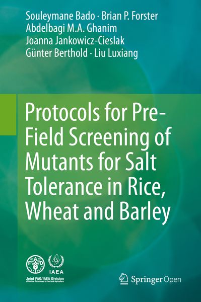 Produktbild: Protocols for Pre-Field Screening of Mutants for Salt Tolerance in Rice, Wheat and Barley