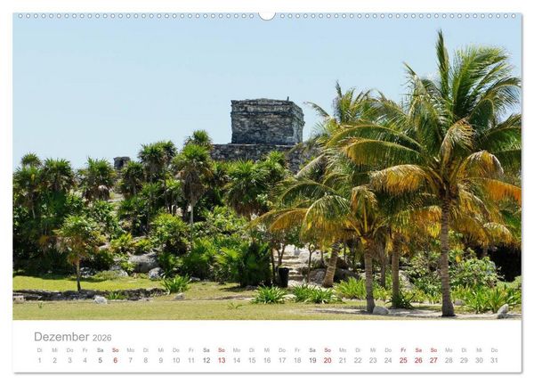 Produktbild: Tulum - Mexico (Wandkalender 2026 DIN A2 quer), CALVENDO Monatskalender
