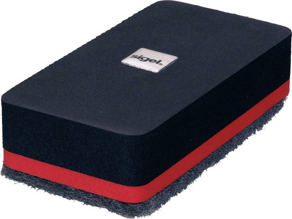 Sigel Tafelreiniger Schreibtafel Board-Eraser 45mm x 90mm x 26mm Vlies GL187 1St.