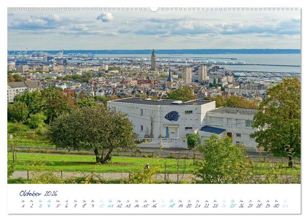 Produktbild: Le Havre - Perle an der Seinem&uuml;ndung (hochwertiger Premium Wandkalender 2026 DIN A2 quer), Kunstdruck in Hochglanz