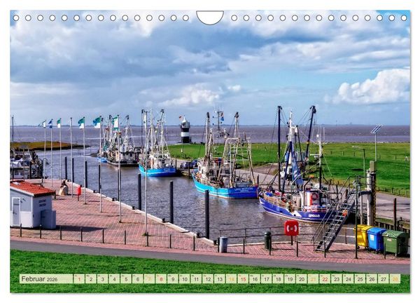 Produktbild: Maritime Augenblicke - Fischkutter (Wandkalender 2026 DIN A4 quer), CALVENDO Monatskalender