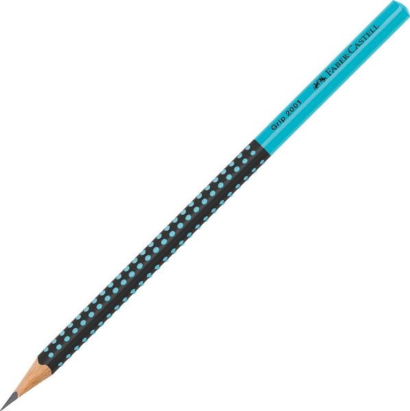 Produktbild: Faber-Castell Bleistift Grip 2001 Two Tone, HB schwarz/t&uuml;rkis
